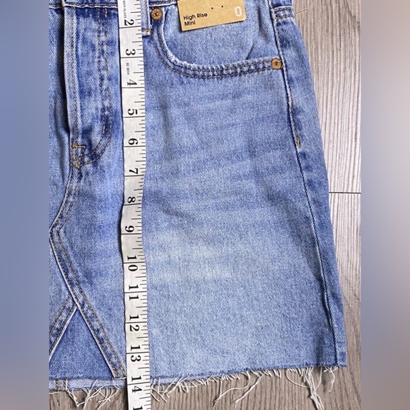Aeropostale Women’s Mini Skirts Bundle – Mustard & Denim, Sizes S & 0, NWT - Picture 11 of 14
